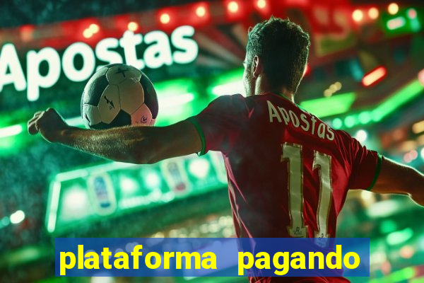 plataforma pagando no cadastro slots